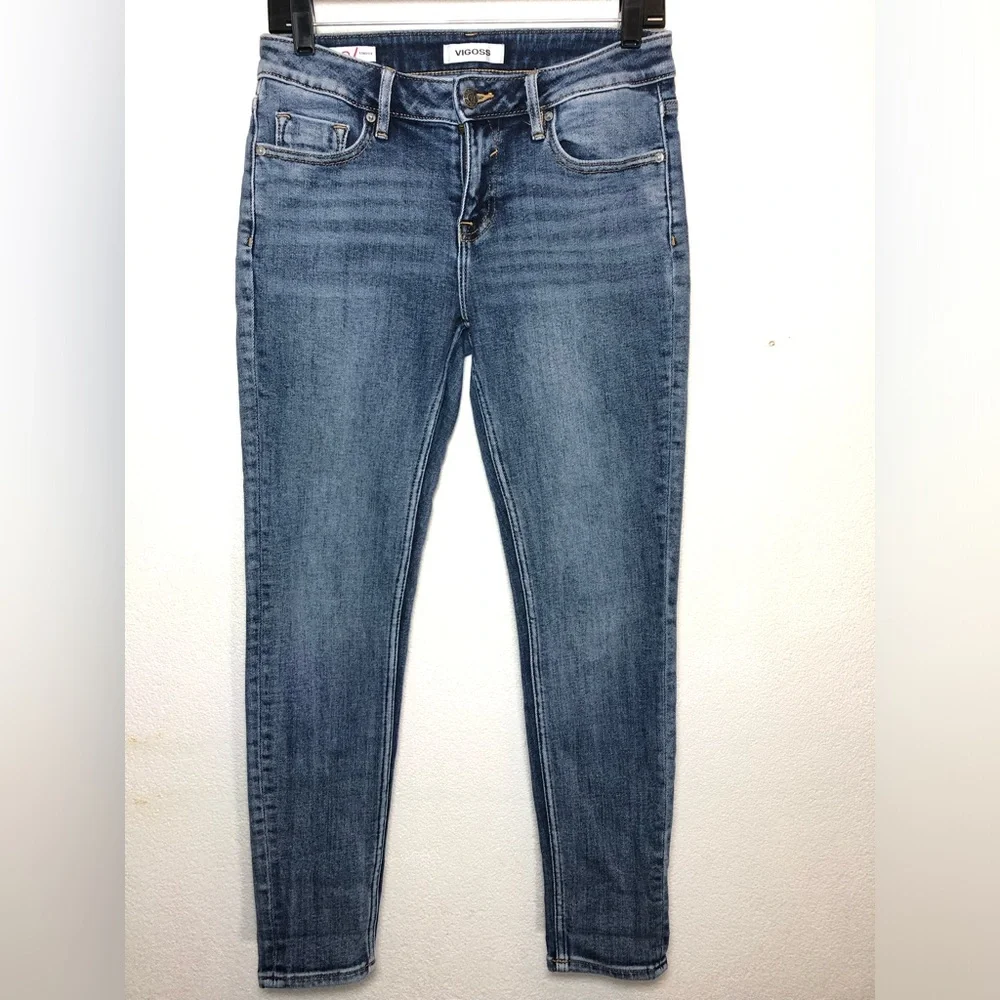 VIGOSS Thompson Tomboy Crop Relaxed Skinny Jeans